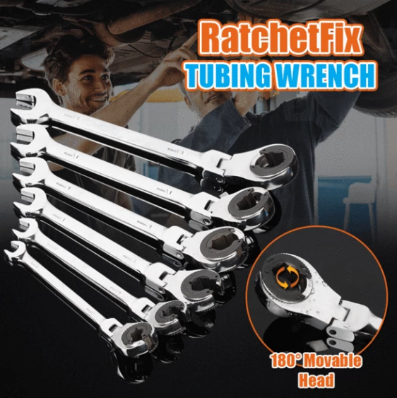 (Best-selling) Tubing Ratchet Wrench [MM]
