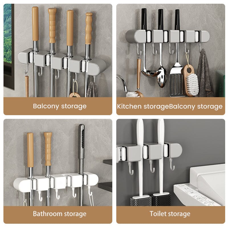 ✨2023 Hot Sale✨Multifunctional Mop Holder with Hook