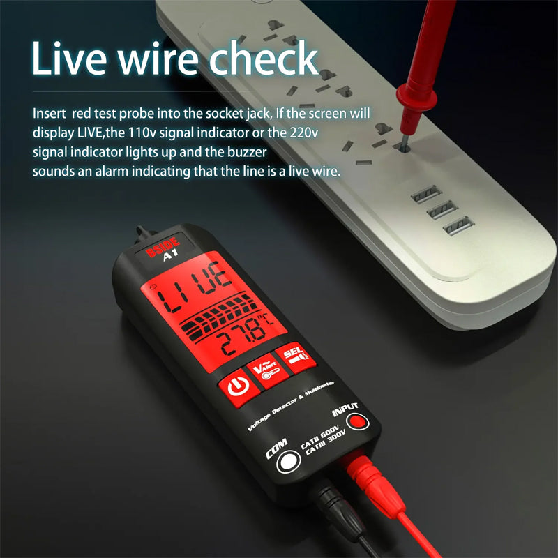 🔥New Year Sale - 50% Off🔥A1 Fully Automatic Anti-Burn Intelligent Digital Multimeter