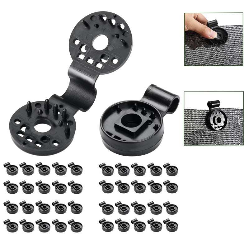 Shade Cloth Plastic Clips, Sunshade Netting Clips For Greenhouse Outdoor Garden