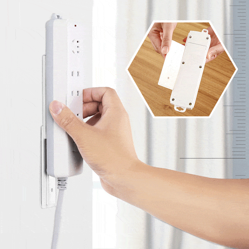 Adhesive Punch-free Socket Holder (5 PCS)