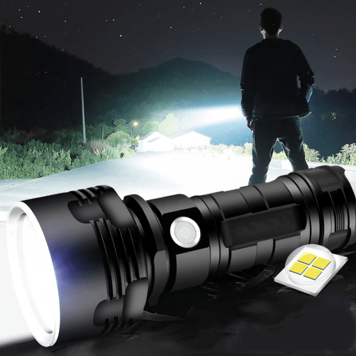 3000-5000 Lumen High Power LED Waterproof Flash Light