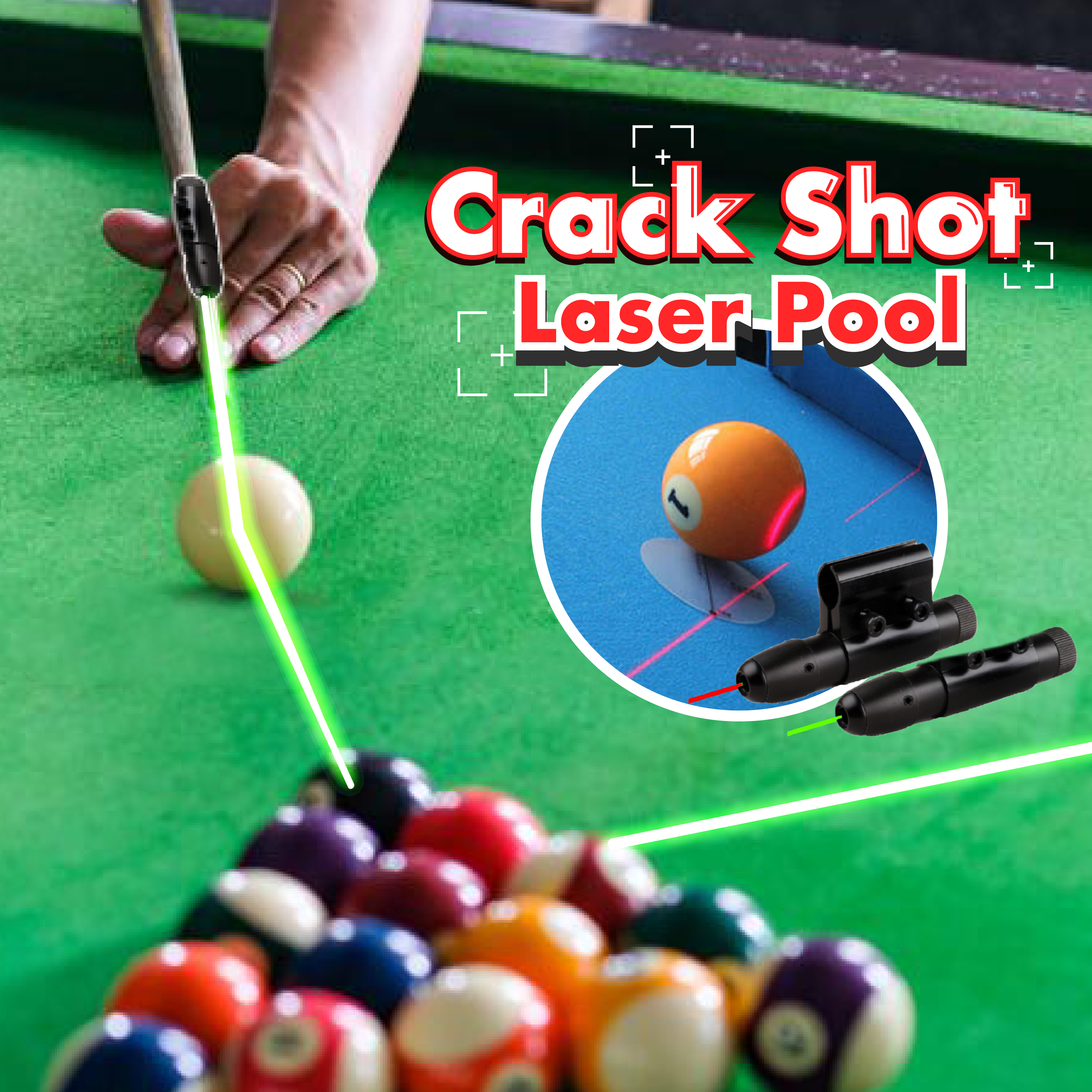 Crack Shot Laser Pool