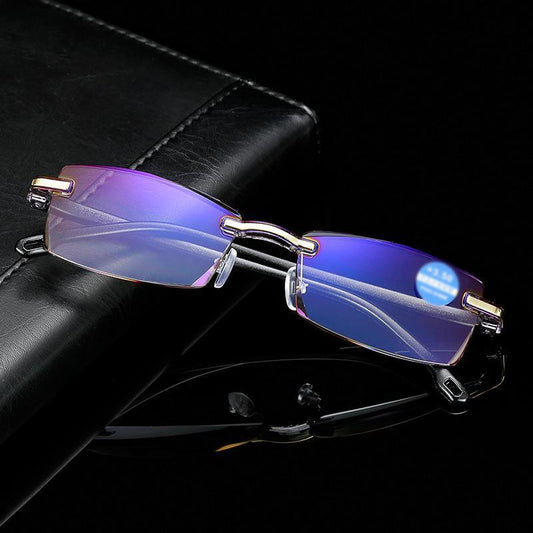 Anti-blue Light Progressive Bifocal Reading Glasses