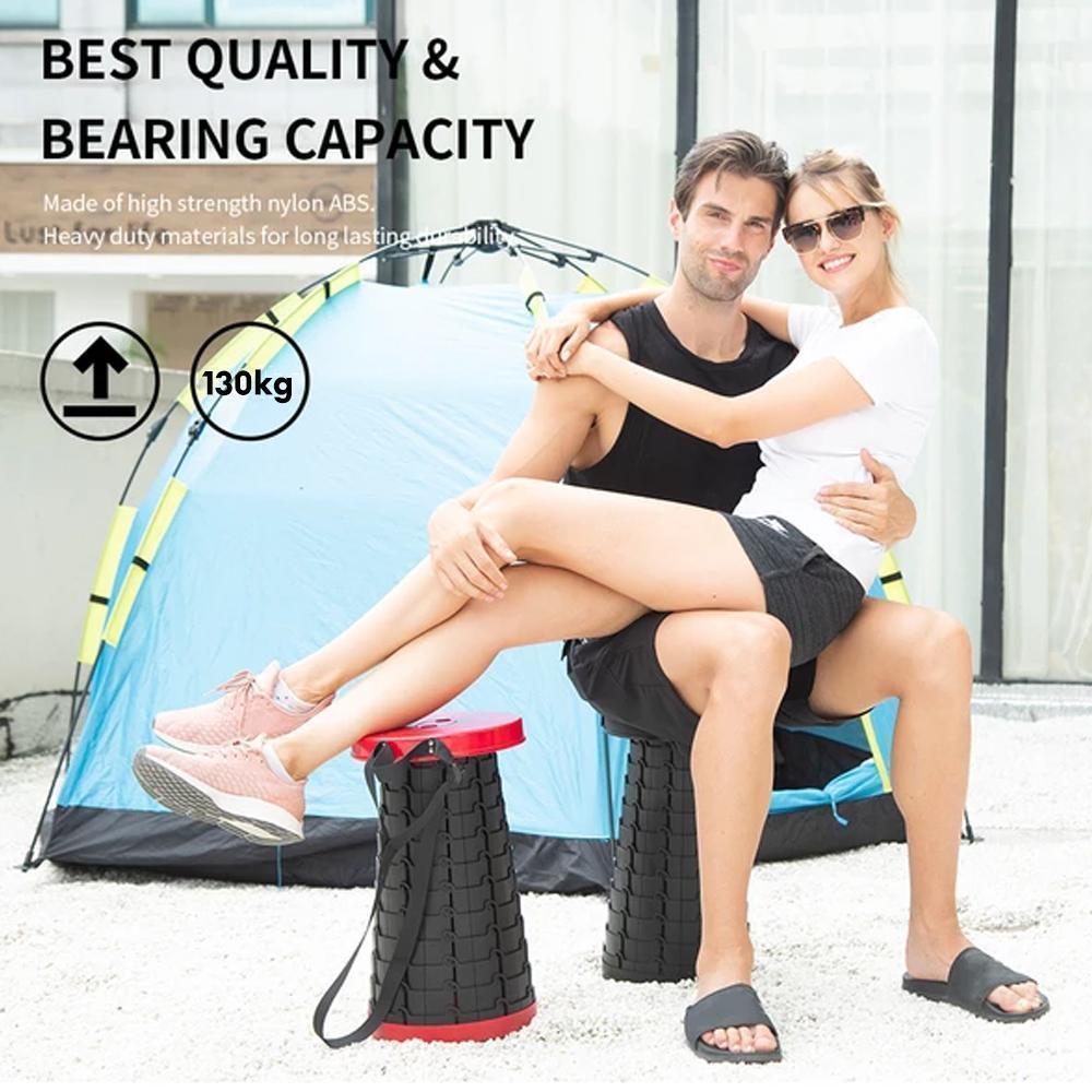 2023 Upgraded Retractable Folding Stool