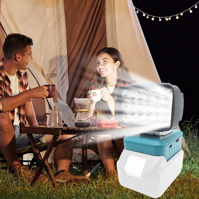 （Batteries not included）Lithium Battery LED Work Light