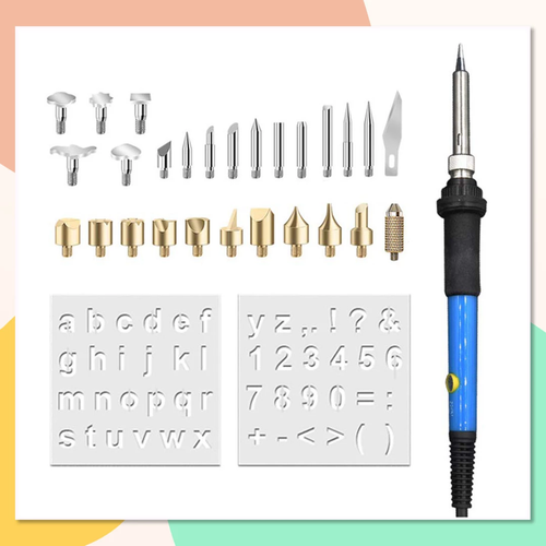 (LAST DAY PROMOTIONS- Save 50% OFF)Wood Burning Pyrography Kit 37pcs