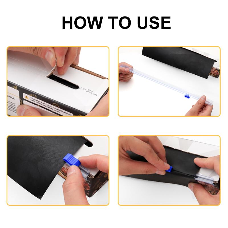 Hirundo Non-Stick BBQ Grill Mats  with cutting box