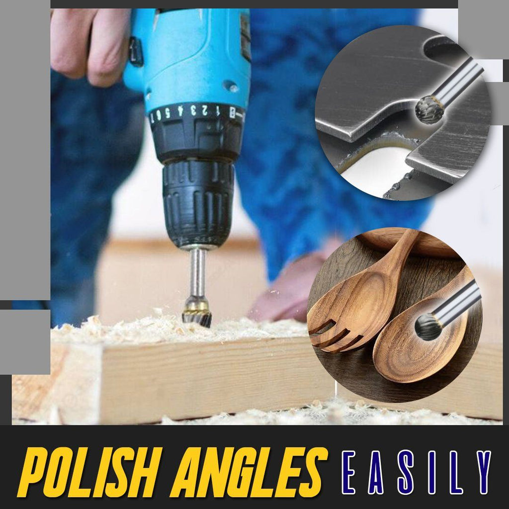 Ball End Double Cut Rotary Burrs File