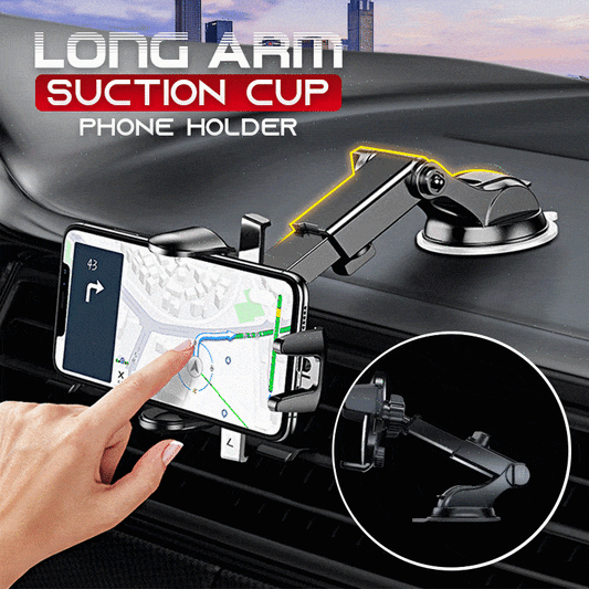 🔥CHRISTMAS FLASH SALE 50% OFF🔥Long Arm Suction Cup Car Phone Holder