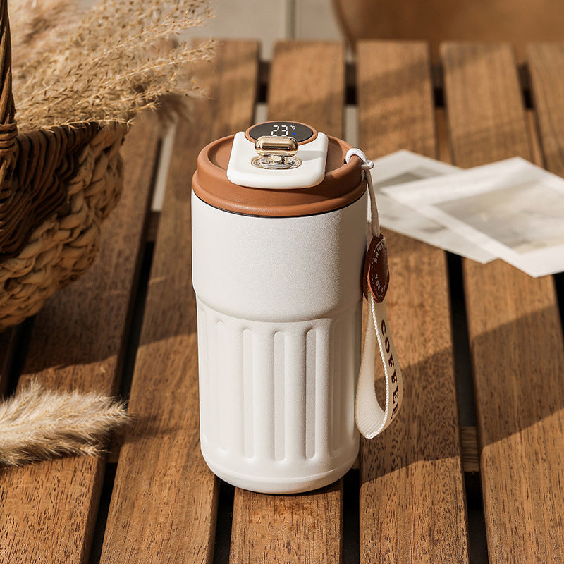 Coffee Thermos With Temperature Indicator